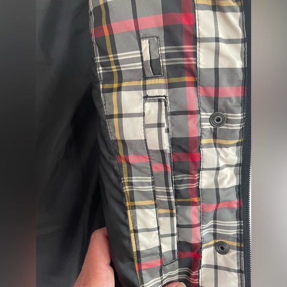 Eddie Bauer Vest Womens Large Plaid Goose Down 700 Fill Outerwear PETITE XS - Picture 6 of 8